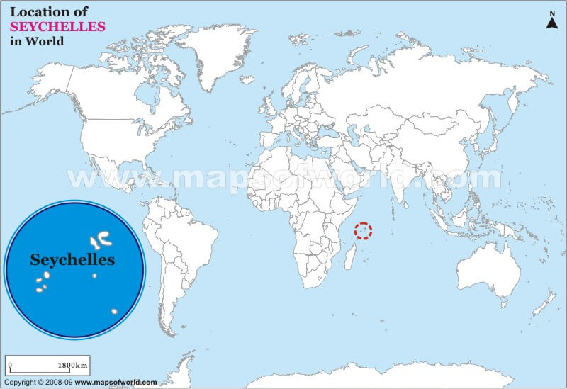 Seychelles Map World